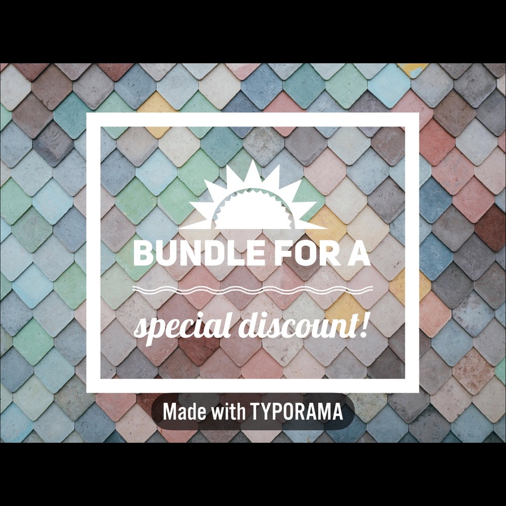 Bundle for a special discount!